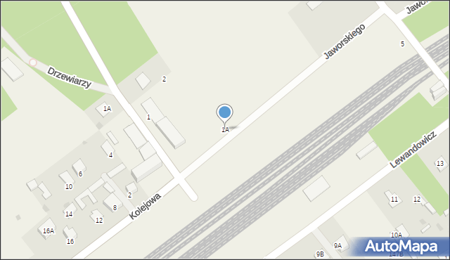 Garbatka-Letnisko, Kolejowa, 1A, mapa Garbatka-Letnisko