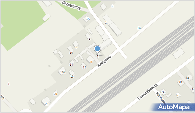 Garbatka-Letnisko, Kolejowa, 2, mapa Garbatka-Letnisko