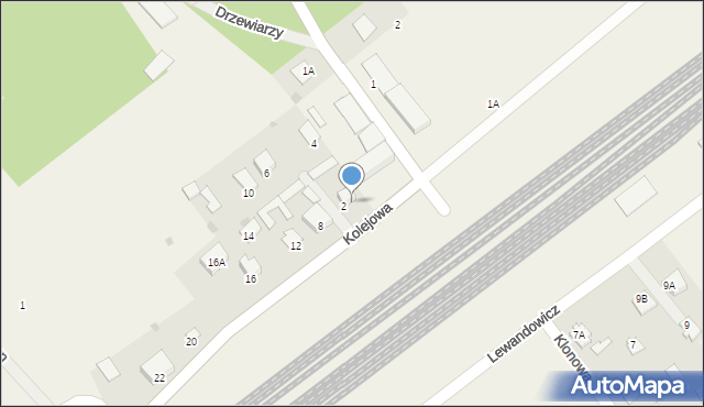 Garbatka-Letnisko, Kolejowa, 2A, mapa Garbatka-Letnisko