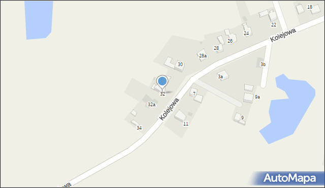 Gaszowice, Kolejowa, 32, mapa Gaszowice