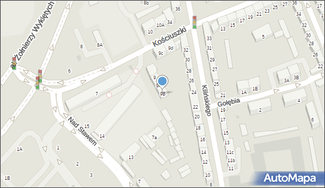 Gdańsk, Kościuszki Tadeusza, gen., 9B, mapa Gdańska