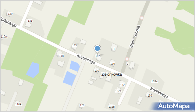 Gilowice, Korfantego Wojciecha, 137, mapa Gilowice