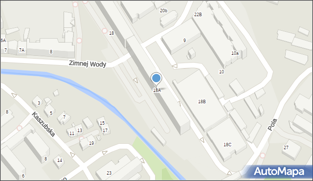 Gliwice, Konarskiego Stanisława, 18A, mapa Gliwic