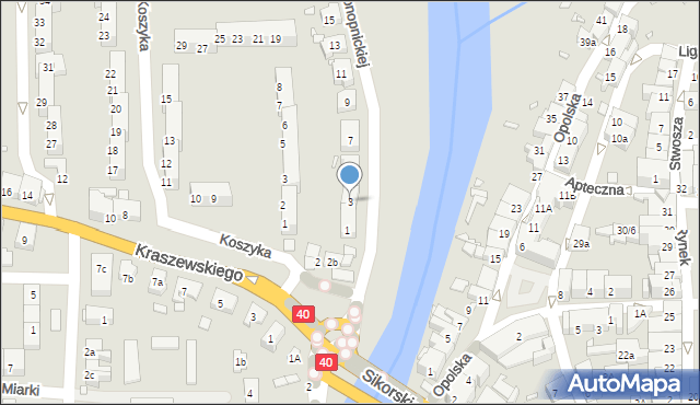 Głuchołazy, Konopnickiej Marii, 3, mapa Głuchołazy
