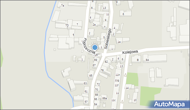 Głuchołazy, Kościuszki Tadeusza, gen., 71A, mapa Głuchołazy