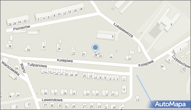 Głuszyca, Kolejowa, 18, mapa Głuszyca