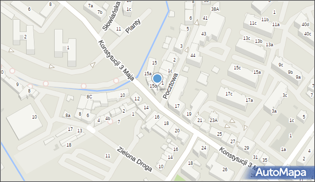 Goleniów, Konstytucji 3 Maja, 15e, mapa Goleniów