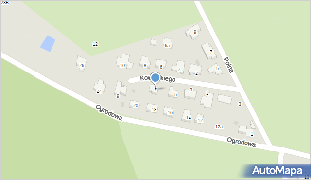 Goleniów, Kowalskiego Włodzimierza, ks., 7, mapa Goleniów