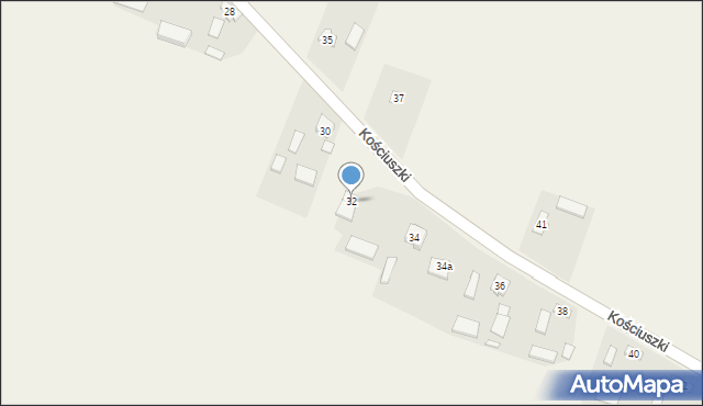 Goleniowy, Kościuszki Tadeusza, gen., 32, mapa Goleniowy