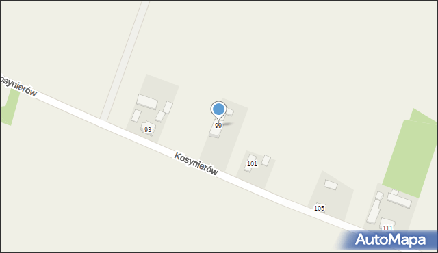 Goleniowy, Kosynierów, 99, mapa Goleniowy