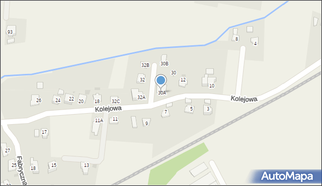 Goleszów, Kolejowa, 30A, mapa Goleszów