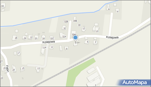 Goleszów, Kolejowa, 7, mapa Goleszów