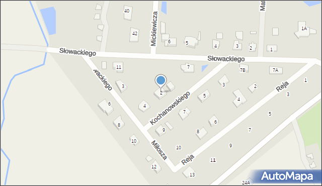 Górowo Iławeckie, Kochanowskiego Jana, 2, mapa Górowo Iławeckie