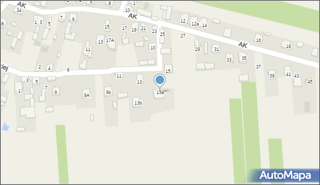 Gorzędów, Konopnickiej Marii, 13a, mapa Gorzędów