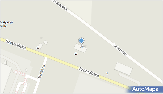 Gorzów Wielkopolski, Kołobrzeska, 15, mapa Gorzów Wielkopolski