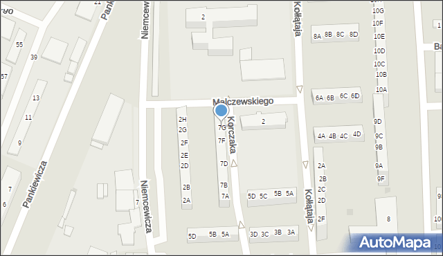 Gorzów Wielkopolski, Korczaka Janusza, 7G, mapa Gorzów Wielkopolski