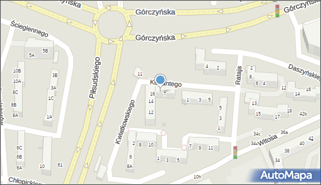Gorzów Wielkopolski, Korfantego Wojciecha, 9, mapa Gorzów Wielkopolski