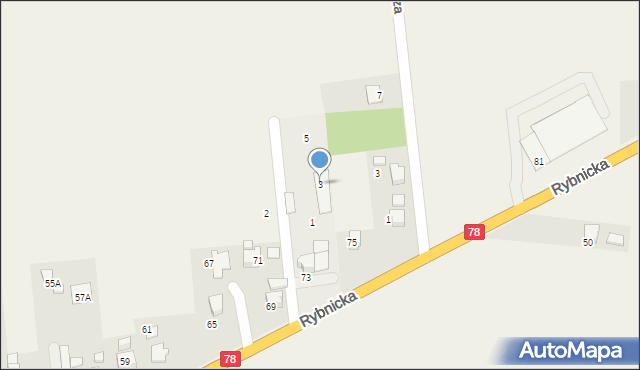 Gorzyce, Konopnickiej Marii, 3, mapa Gorzyce