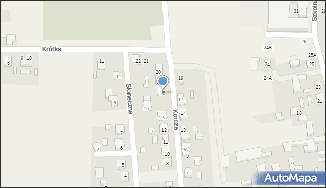 Gorzyce Wielkie, Korcza Teodora, ks., 16, mapa Gorzyce Wielkie