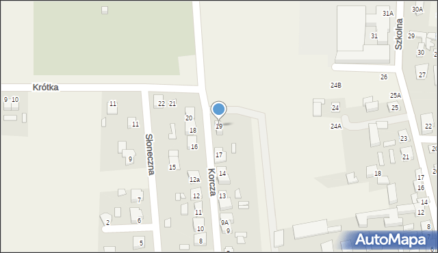 Gorzyce Wielkie, Korcza Teodora, ks., 19, mapa Gorzyce Wielkie