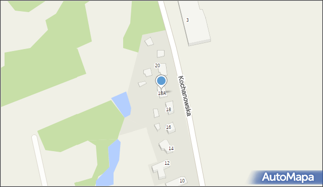 Gościcino, Kochanowska, 18A, mapa Gościcino