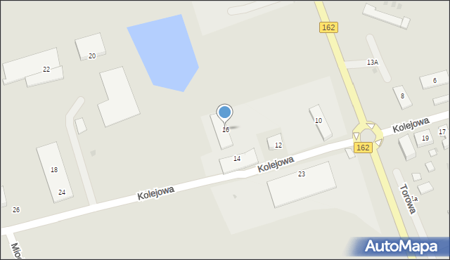 Gościno, Kolejowa, 16, mapa Gościno