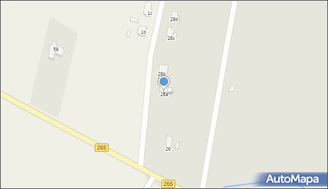 Gostynin, Kowalska, 28a, mapa Gostynin