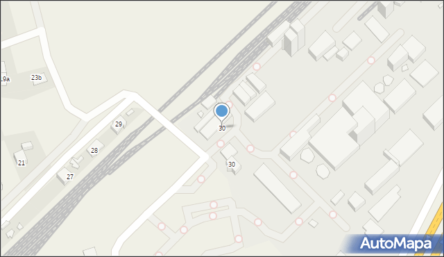 Goświnowice, Kolejowa, 30, mapa Goświnowice