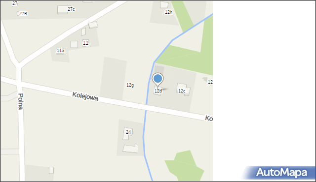 Grabów nad Pilicą, Kolejowa, 12d, mapa Grabów nad Pilicą