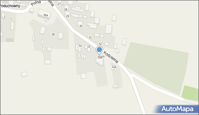 Grabowiec, Kościelna, 33a, mapa Grabowiec