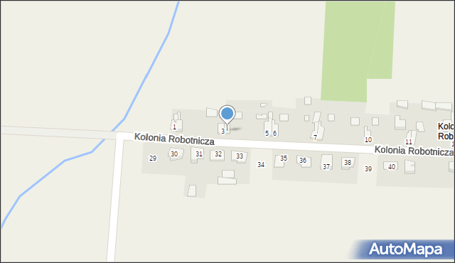 Gracze, Kolonia Robotnicza, 4, mapa Gracze