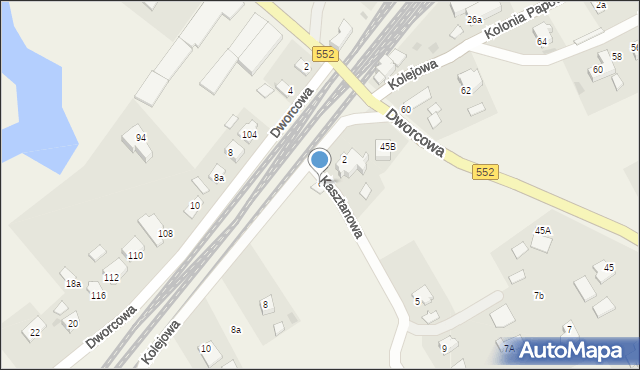 Grębocin, Kolejowa, 6, mapa Grębocin