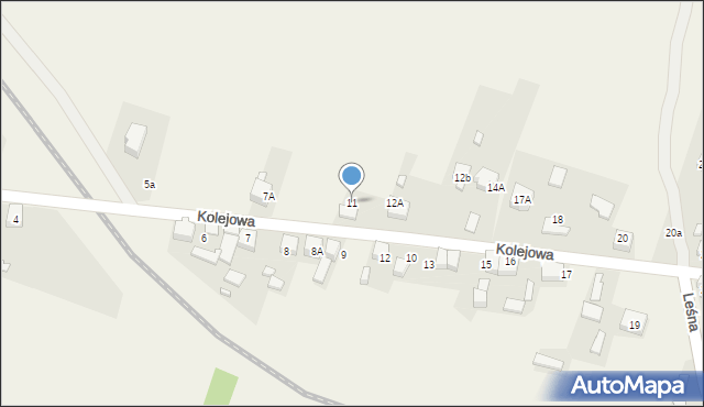 Grodków, Kolejowa, 11, mapa Grodków