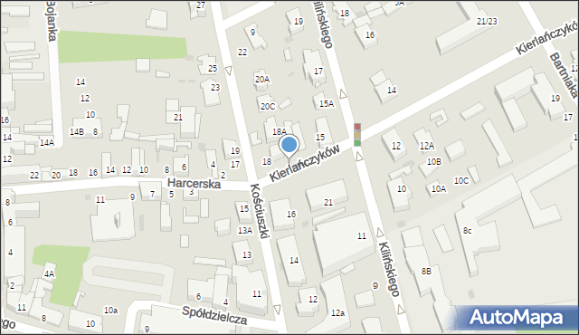 Grodzisk Mazowiecki, Kościuszki Tadeusza, gen., 18b, mapa Grodzisk Mazowiecki