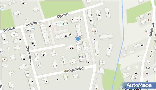 Grodzisk Mazowiecki, Kosińskiego Amilkara, gen., 15A, mapa Grodzisk Mazowiecki