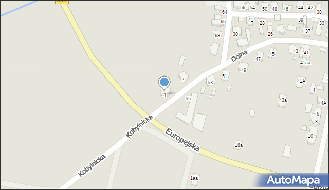 Grodzisk Wielkopolski, Kobylnicka, 4, mapa Grodzisk Wielkopolski