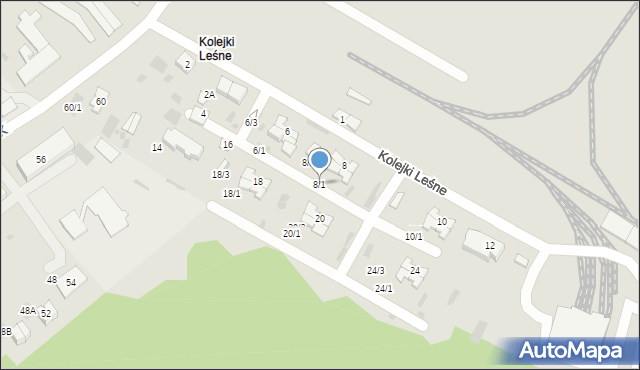 Hajnówka, Kolejki Leśne, 8/1, mapa Hajnówka