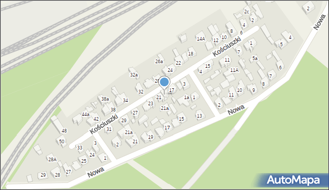 Herby, Kościuszki Tadeusza, gen., 19, mapa Herby