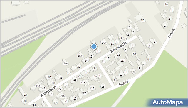 Herby, Kościuszki Tadeusza, gen., 20, mapa Herby