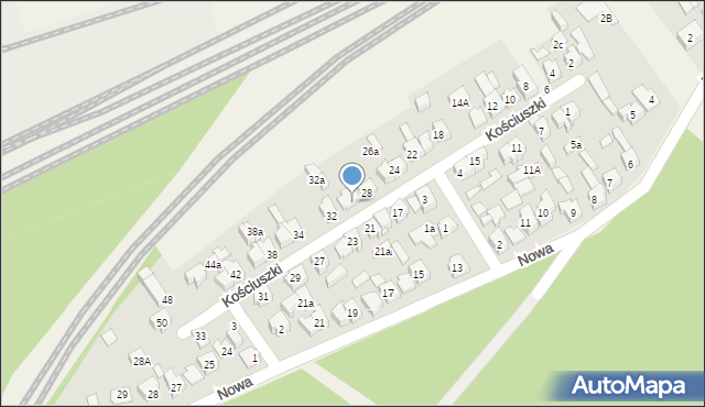 Herby, Kościuszki Tadeusza, gen., 30, mapa Herby