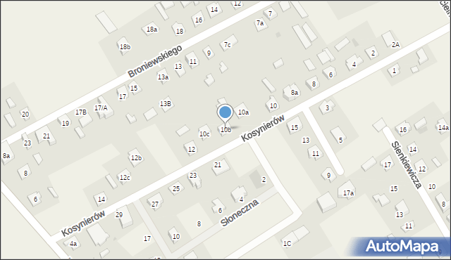 Iłowo-Osada, Kosynierów, 10b, mapa Iłowo-Osada