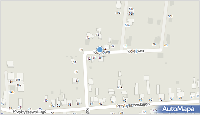 Inowrocław, Kolejowa, 46, mapa Inowrocławia