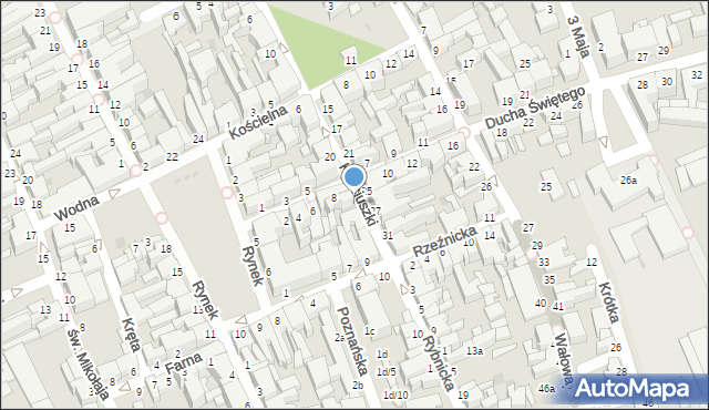 Inowrocław, Kościuszki Tadeusza, gen., 26, mapa Inowrocławia