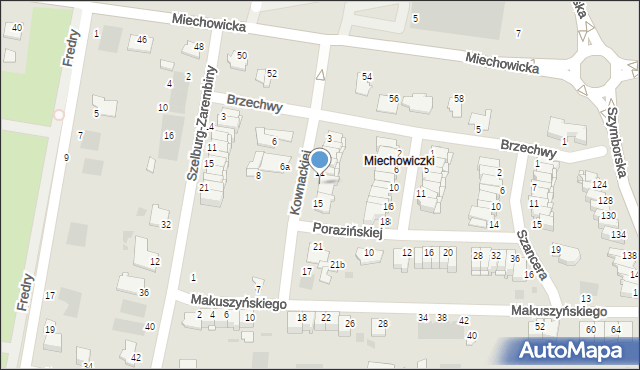 Inowrocław, Kownackiej Marii, 13, mapa Inowrocławia