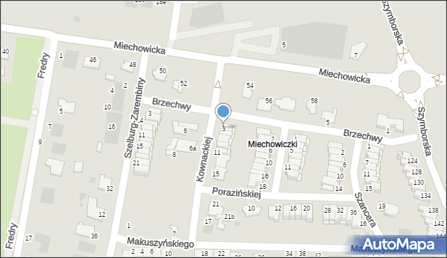 Inowrocław, Kownackiej Marii, 3, mapa Inowrocławia