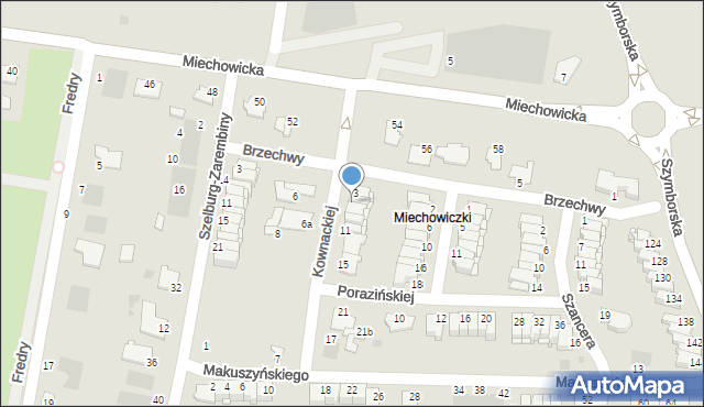 Inowrocław, Kownackiej Marii, 5, mapa Inowrocławia