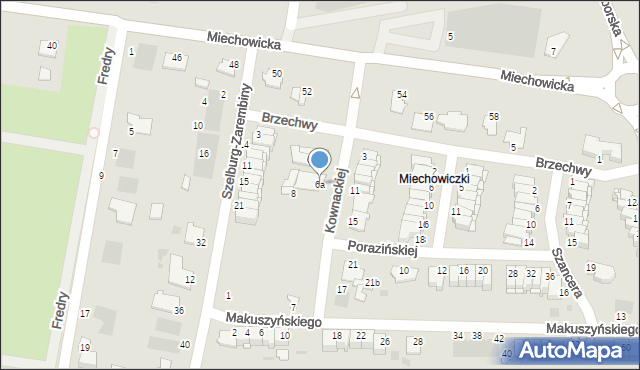 Inowrocław, Kownackiej Marii, 6a, mapa Inowrocławia