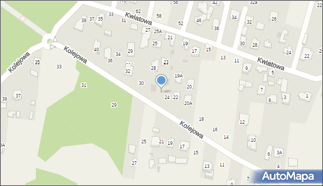 Izabelin-Dziekanówek, Kolejowa, 26, mapa Izabelin-Dziekanówek