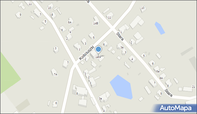 Jabłonowo Pomorskie, Kościuszki Tadeusza, gen., 1a/4, mapa Jabłonowo Pomorskie