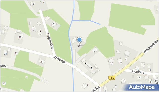 Jankowice, Kołłątaja Hugo, 10, mapa Jankowice